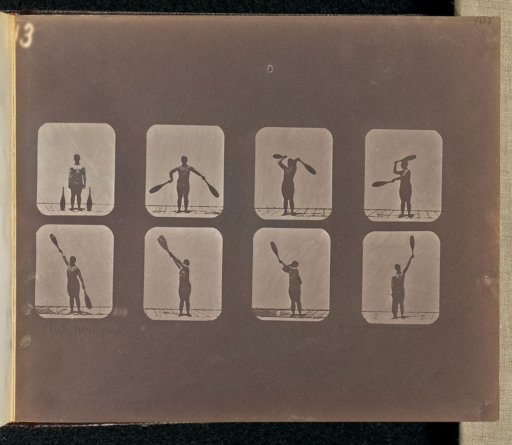 Club Swinging by Eadweard J Muybridge