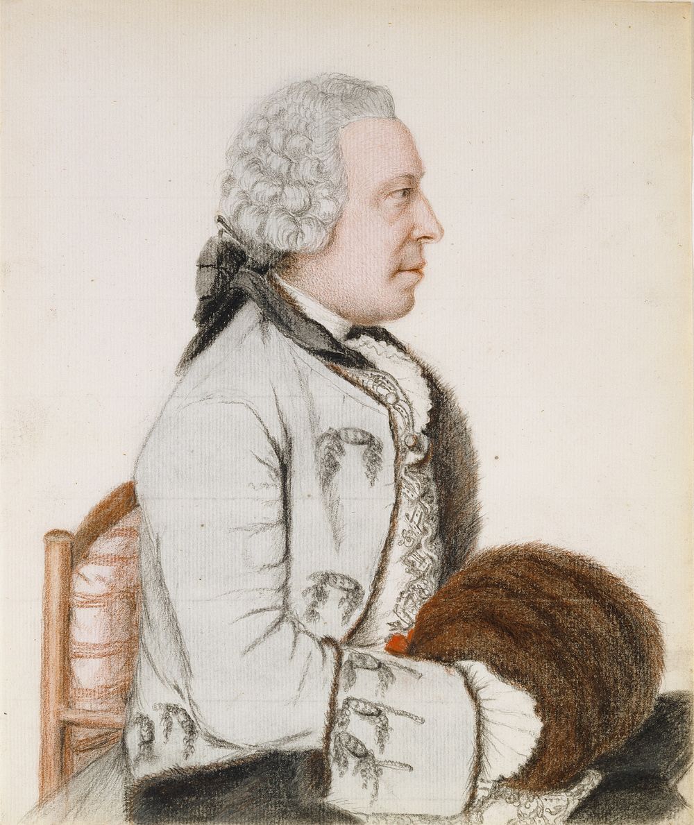 Portrait of Charles Benjamin de Langes de Montmirail, Baron de Lubières (recto); Portrait of Charles Benjamin de Langes de…