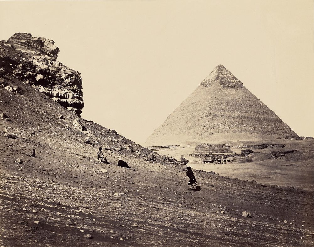 The Second Pyramid from the Southeast by Francis Frith