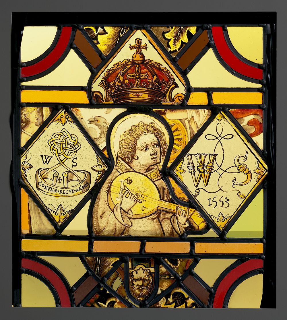 Ensemble with a Lute-Playing Angel
