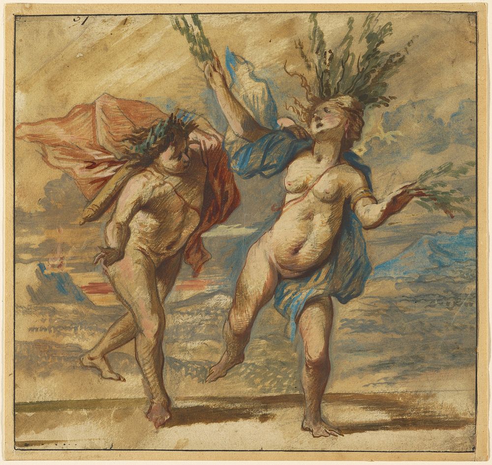Apollo and Daphne by Jan Boeckhorst