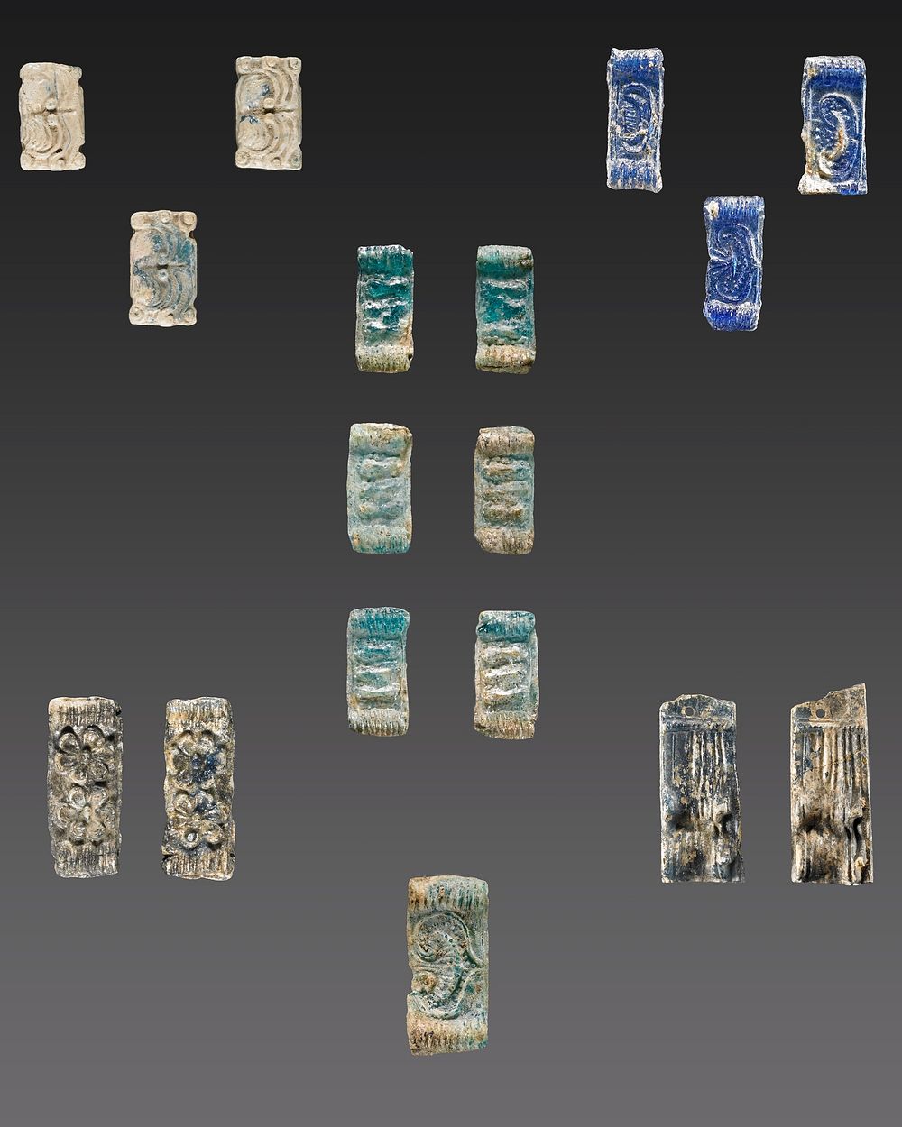 Group of Cast Pendant Beads (17)