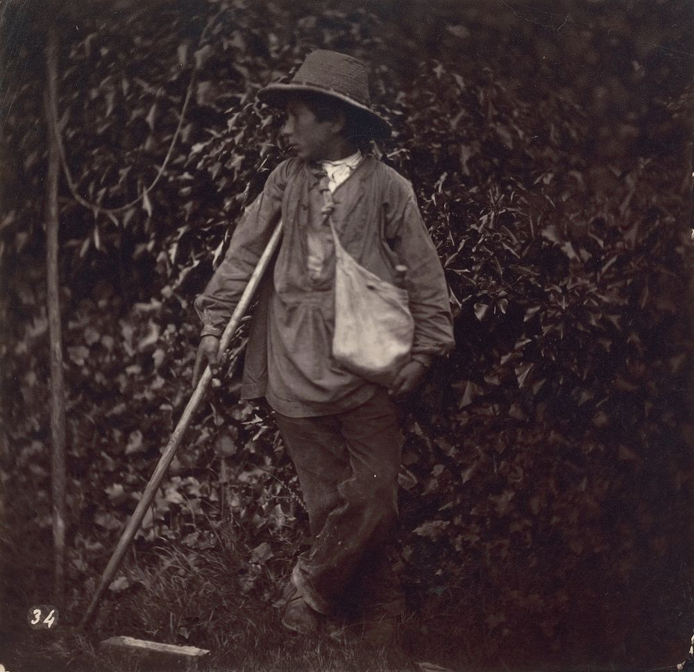 Standing Boy with Staff