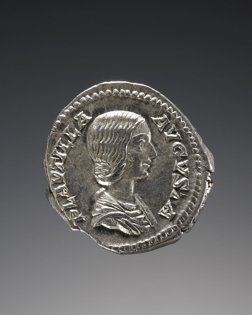 Denarius with Portrait of Plautilla