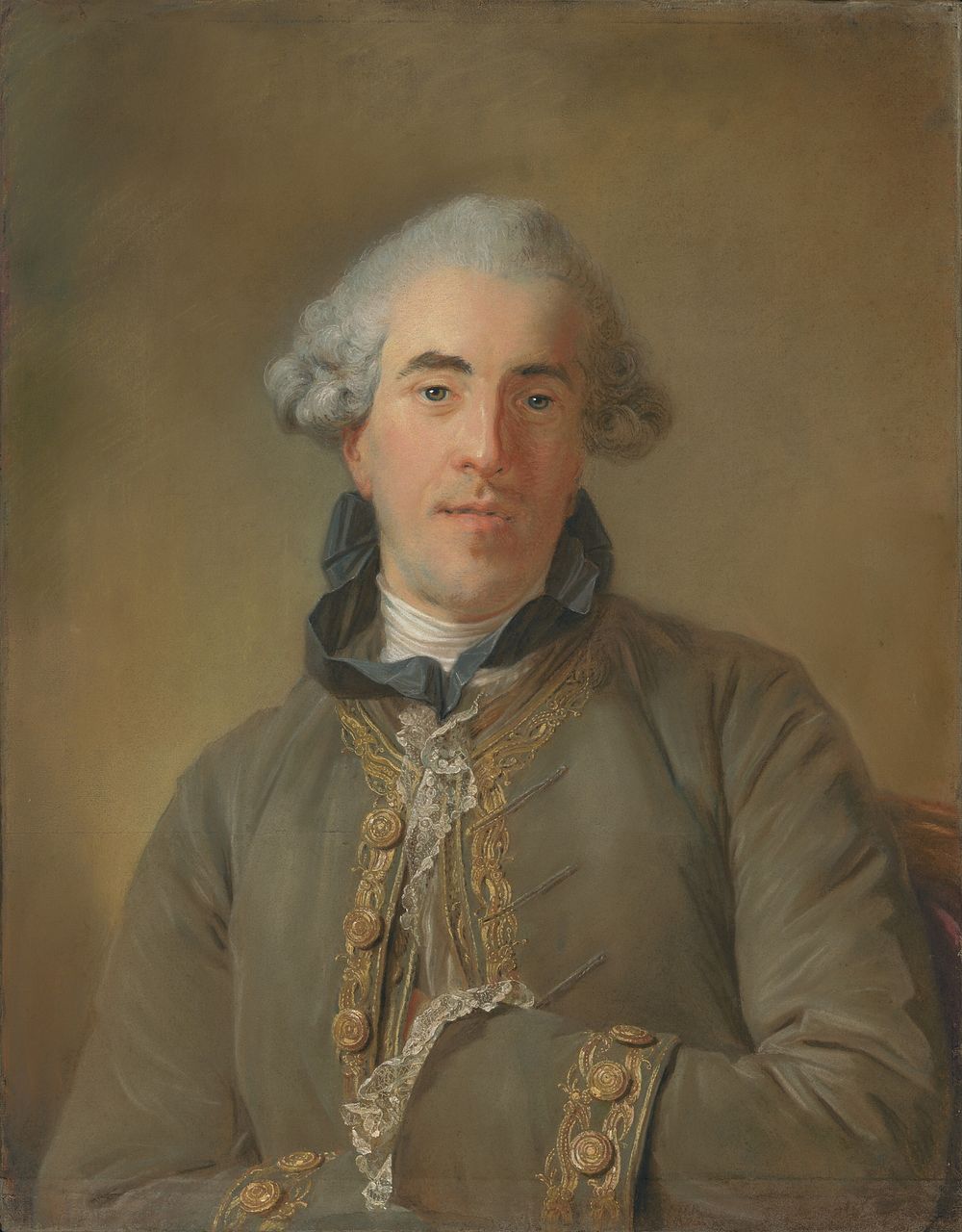 Portrait of Théophile Van Robais by Jean Baptiste Perronneau
