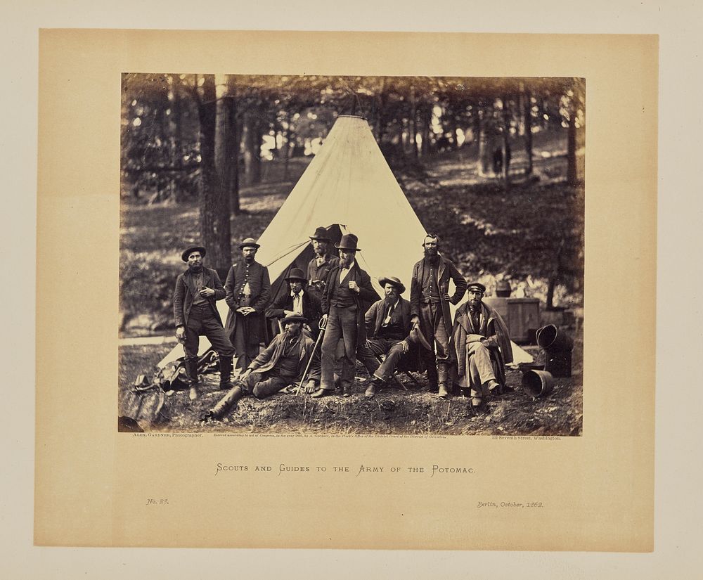 Scouts and Guides to the Army of the Potomac by Alexander Gardner