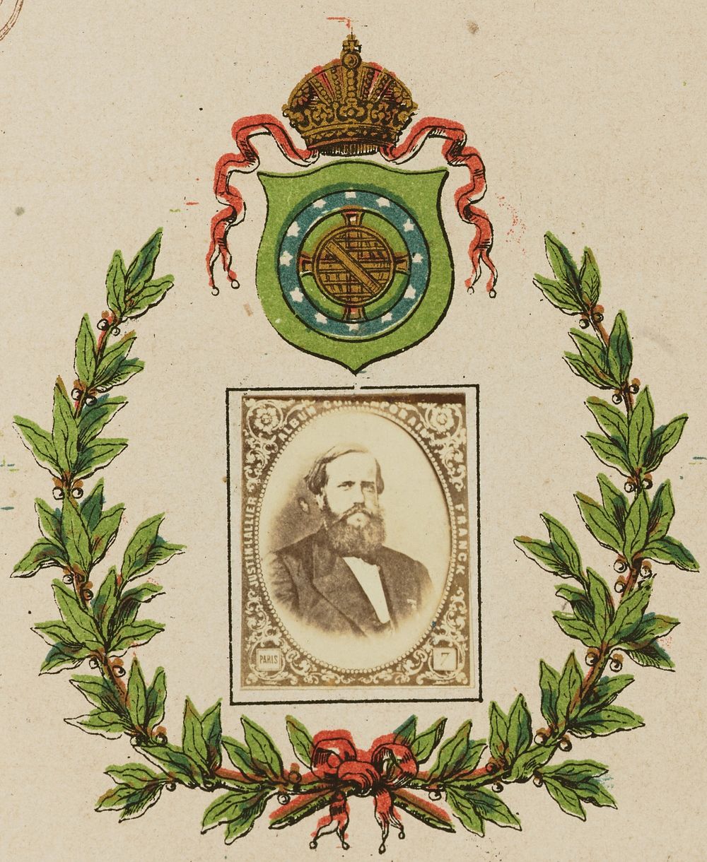 Don Pedro II of Alcantara by Franck François Marie Louis Alexandre Gobinet de Villecholles and Justin Lallier