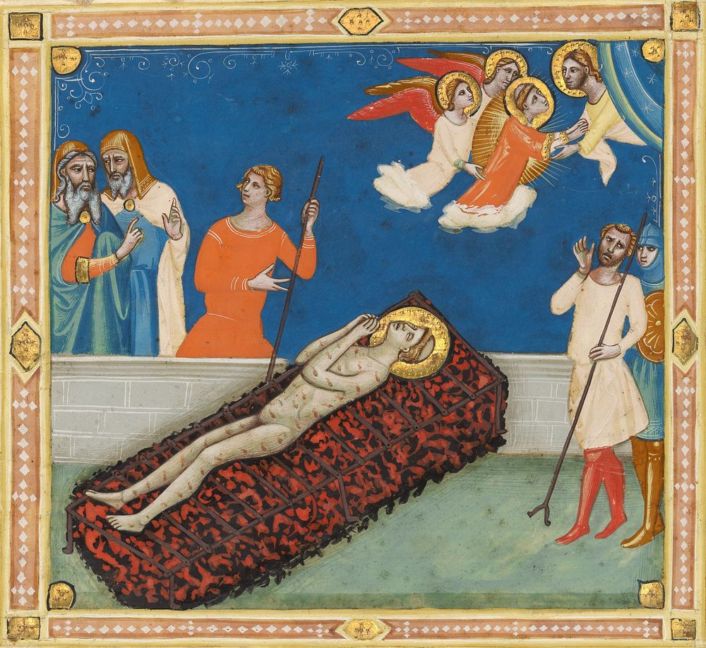 The Martyrdom of Saint Lawrence by Pacino di Bonaguida