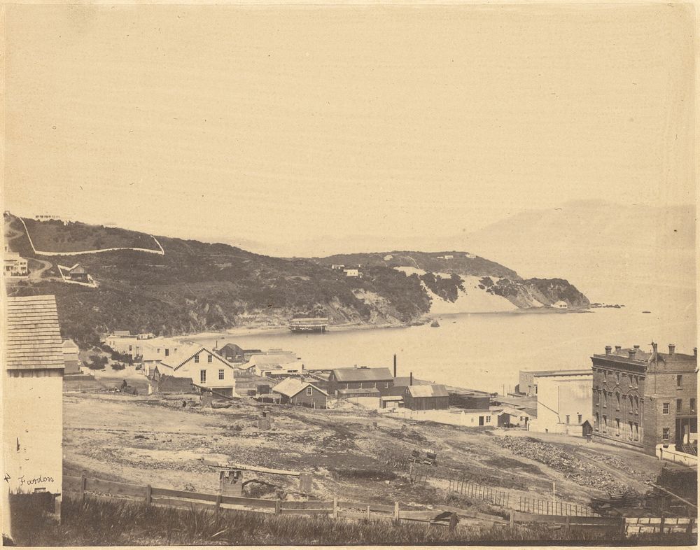 View of North Beach, from Telegraph Hill by George R Fardon