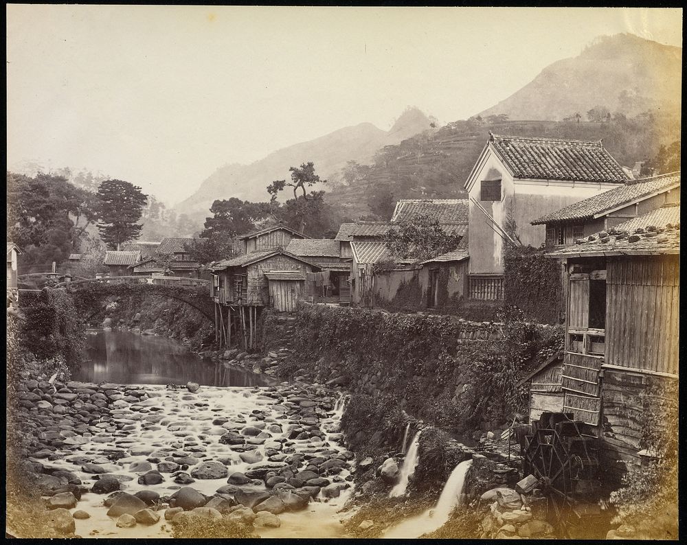 Nagasaki from the Creek Native Towns by Felice Beato