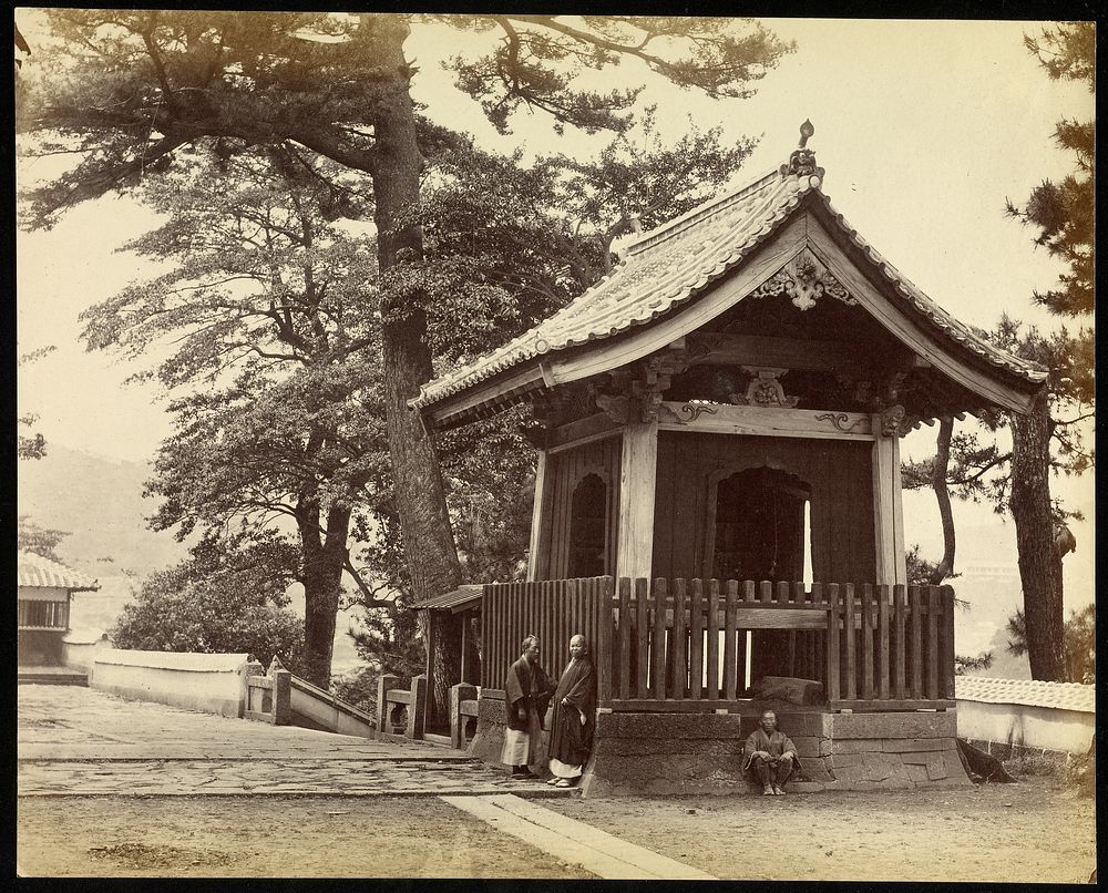 Temple in the Town of Nagasaki by Felice Beato