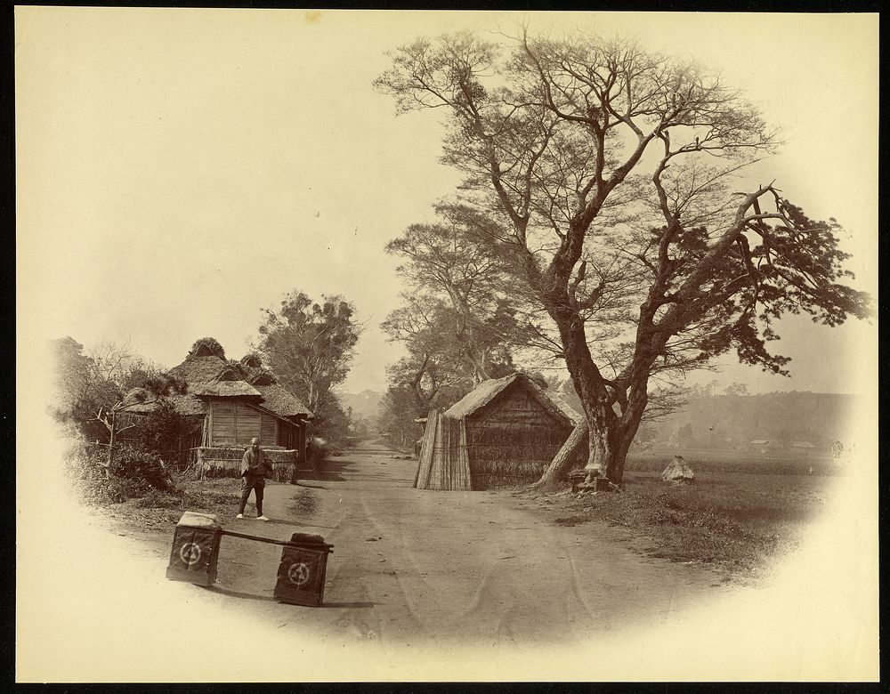 Tokaido Road, Place Where Mr. Richardson was assassinated September 1862 by Felice Beato
