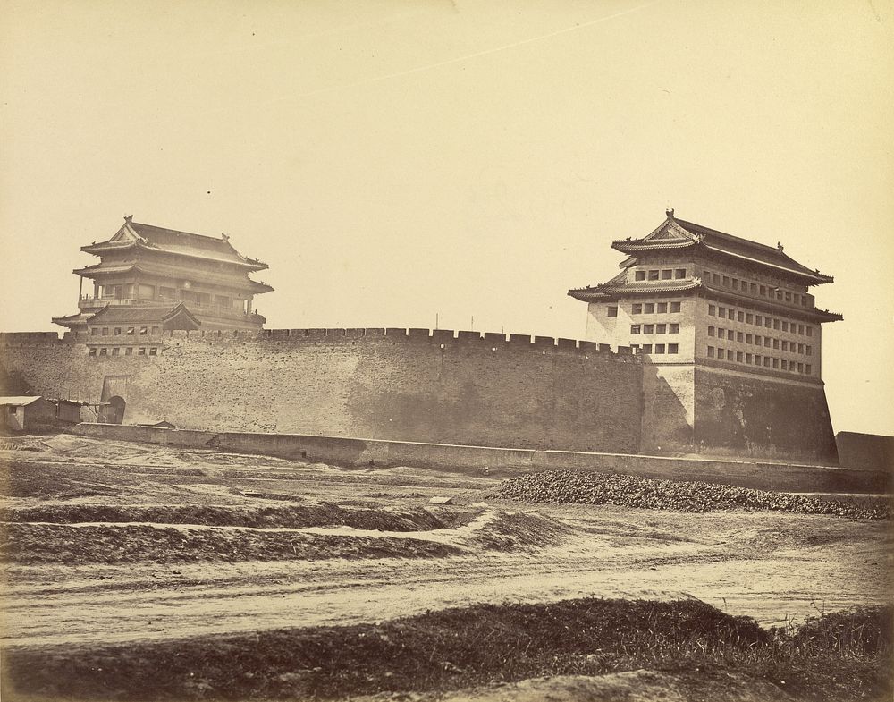 Anting Gate of Peking after the Surrender by Felice Beato
