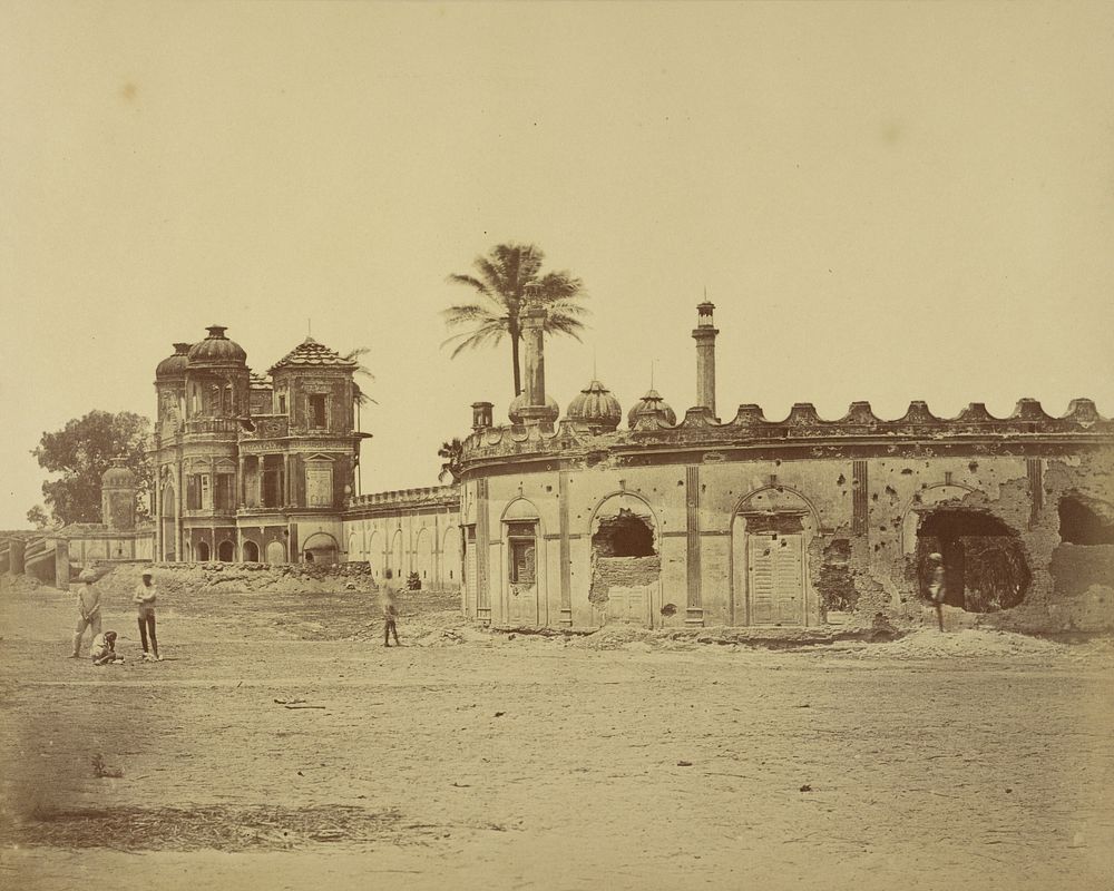 Exterior of The Secundra Bagh by Felice Beato