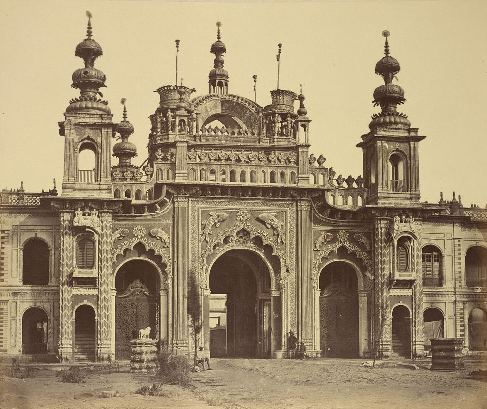 A Gateway Leading into the Kaiserbagh Palace by Felice Beato