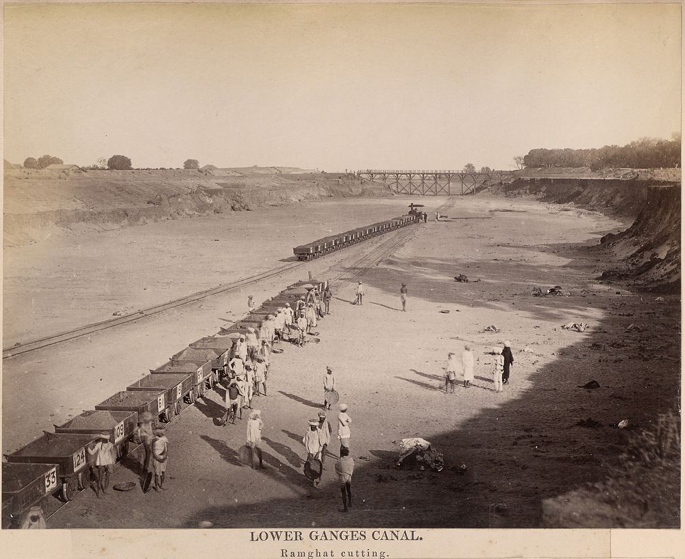 Lower Ganges Canal, Ramghat cutting by G W Woodcroft