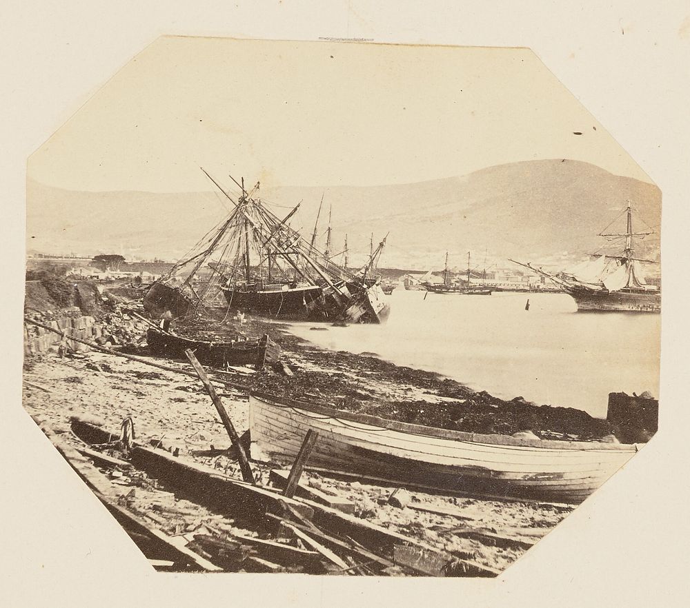 Beach View with Boats and Ships