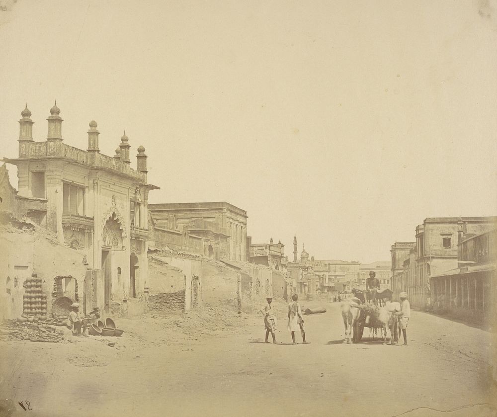 The Road by which General Henry Havelock Entered in the Residency, Lucknow by Felice Beato