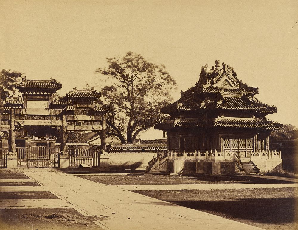Imperial Winter Palace, Pekin, October 29, 1860 by Felice Beato