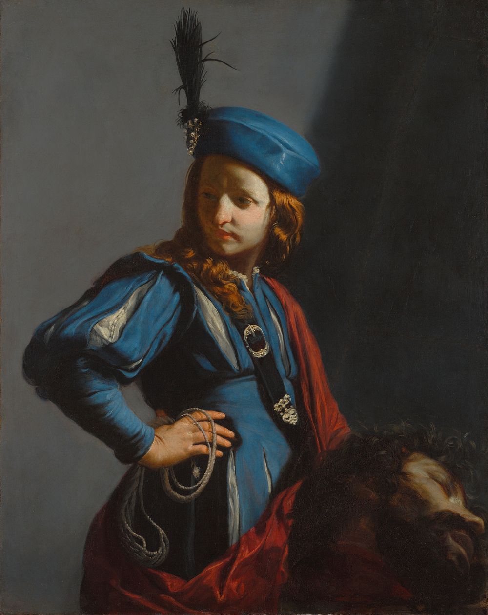 David with the Head of Goliath by Guido Cagnacci