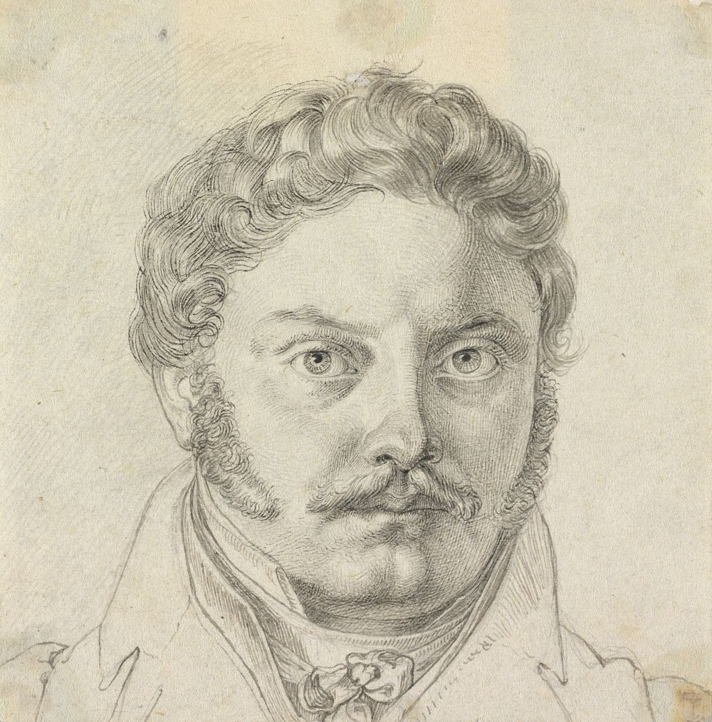 Portrait of Peder Hjort by Carl Barth