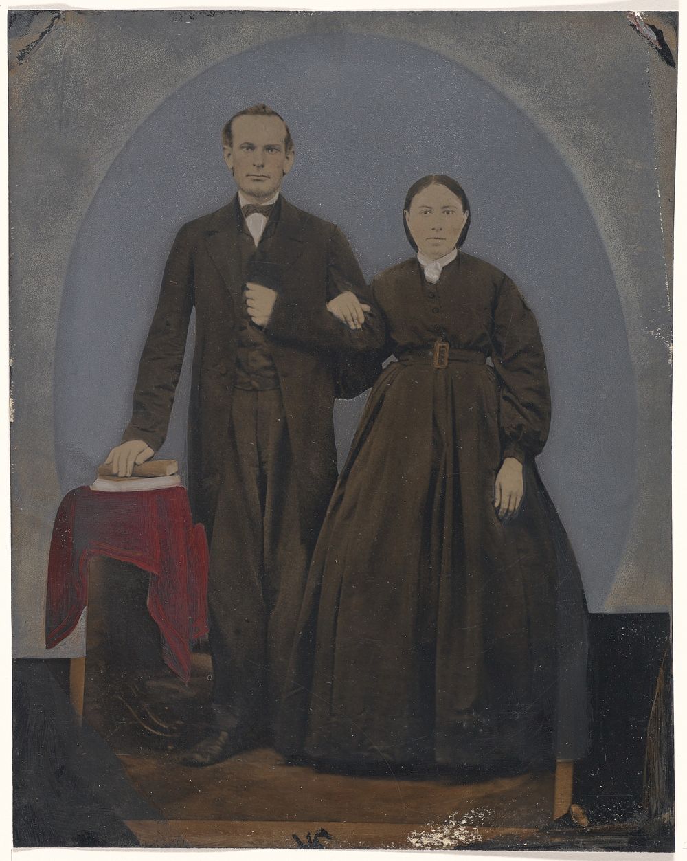 Portrait of standing couple