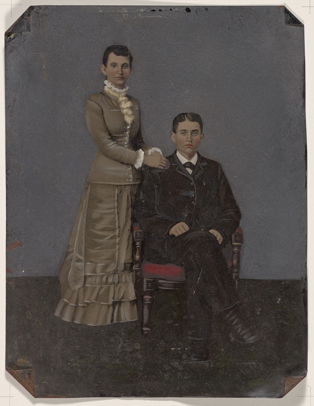 Portrait of young couple