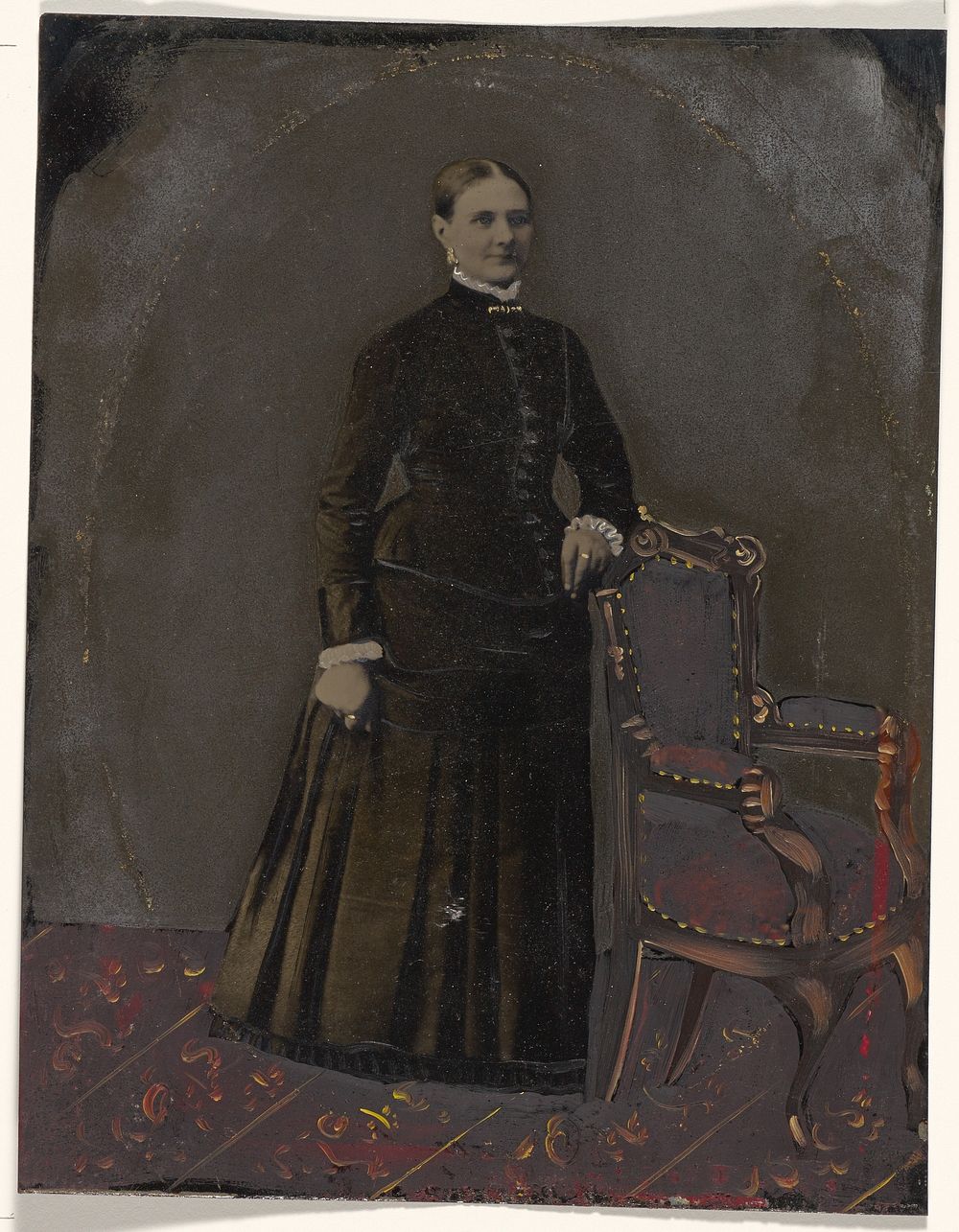 Portrait of standing woman