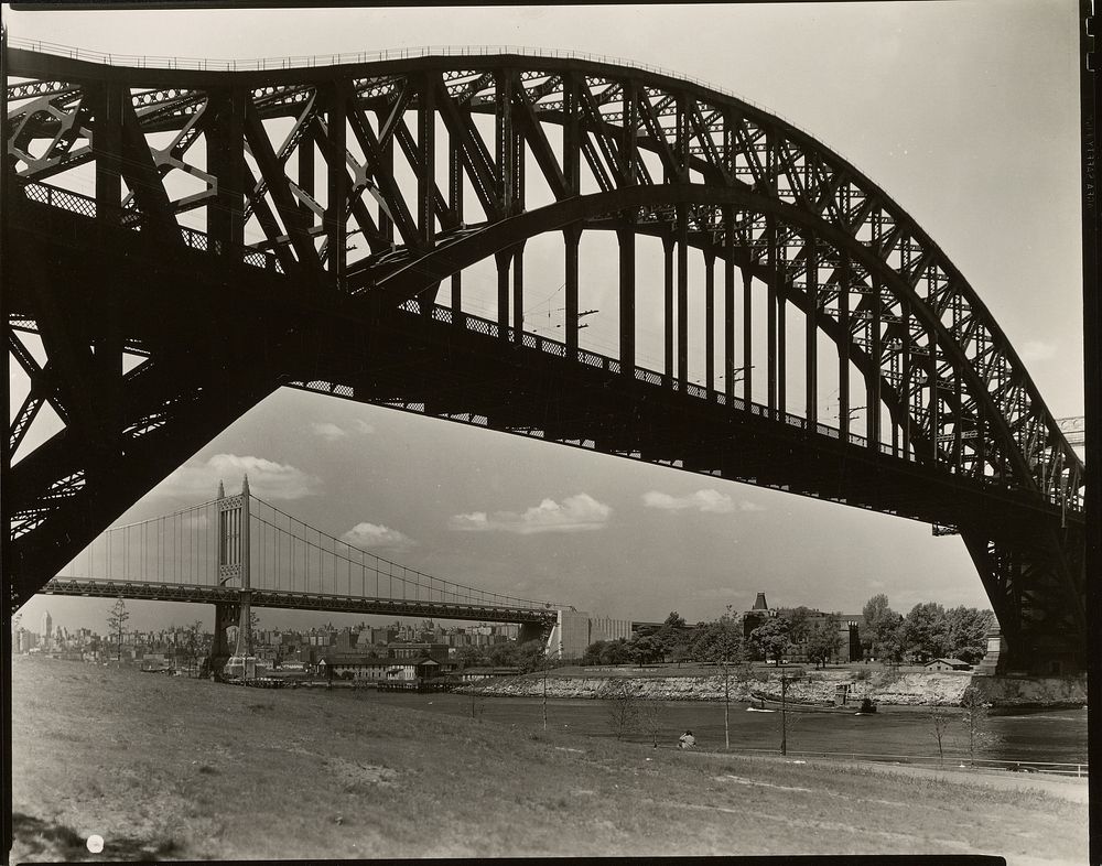 Hell Gate Bridge, New York by Berenice Abbott