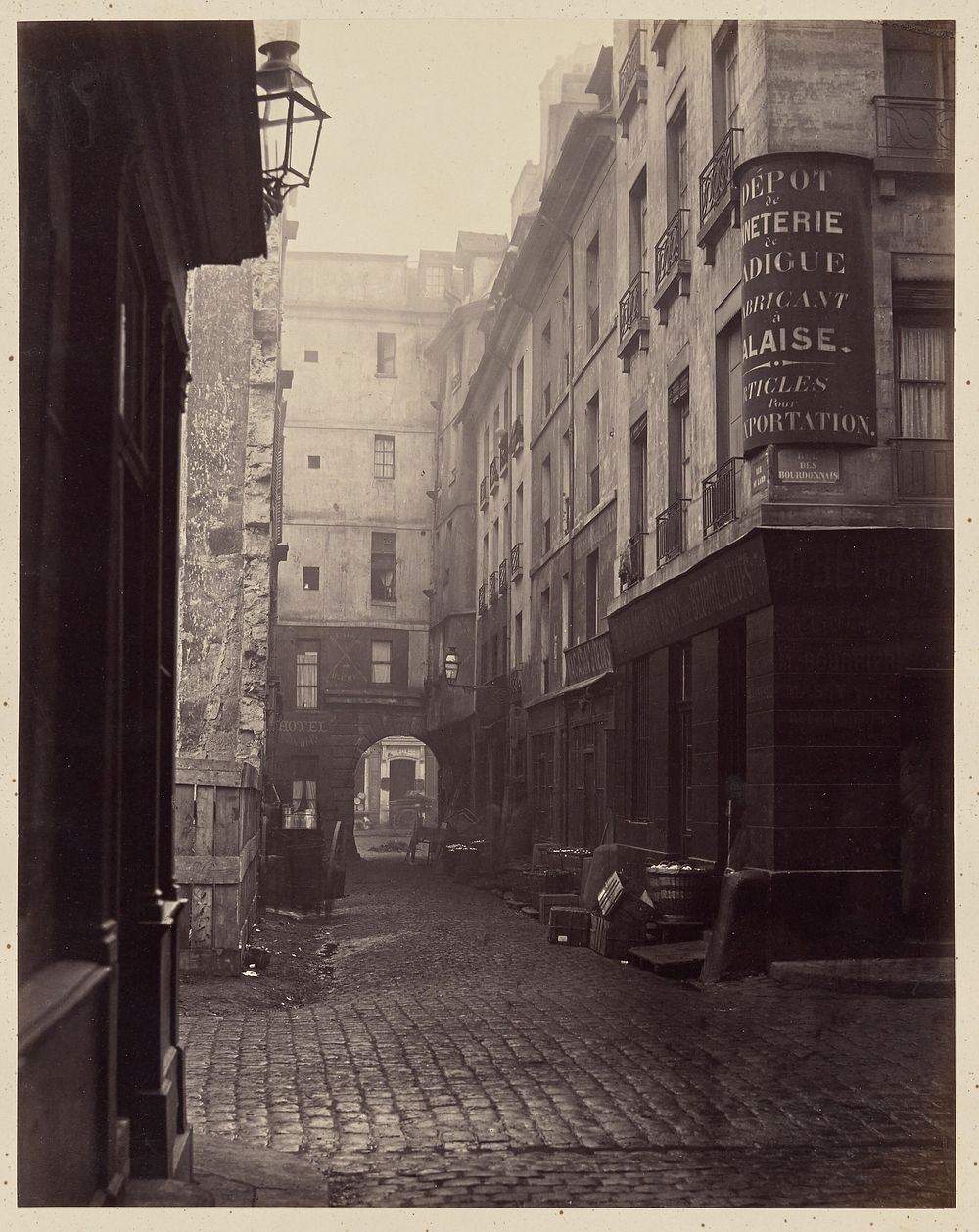 "Rue au Lard" Paris by Charles Marville