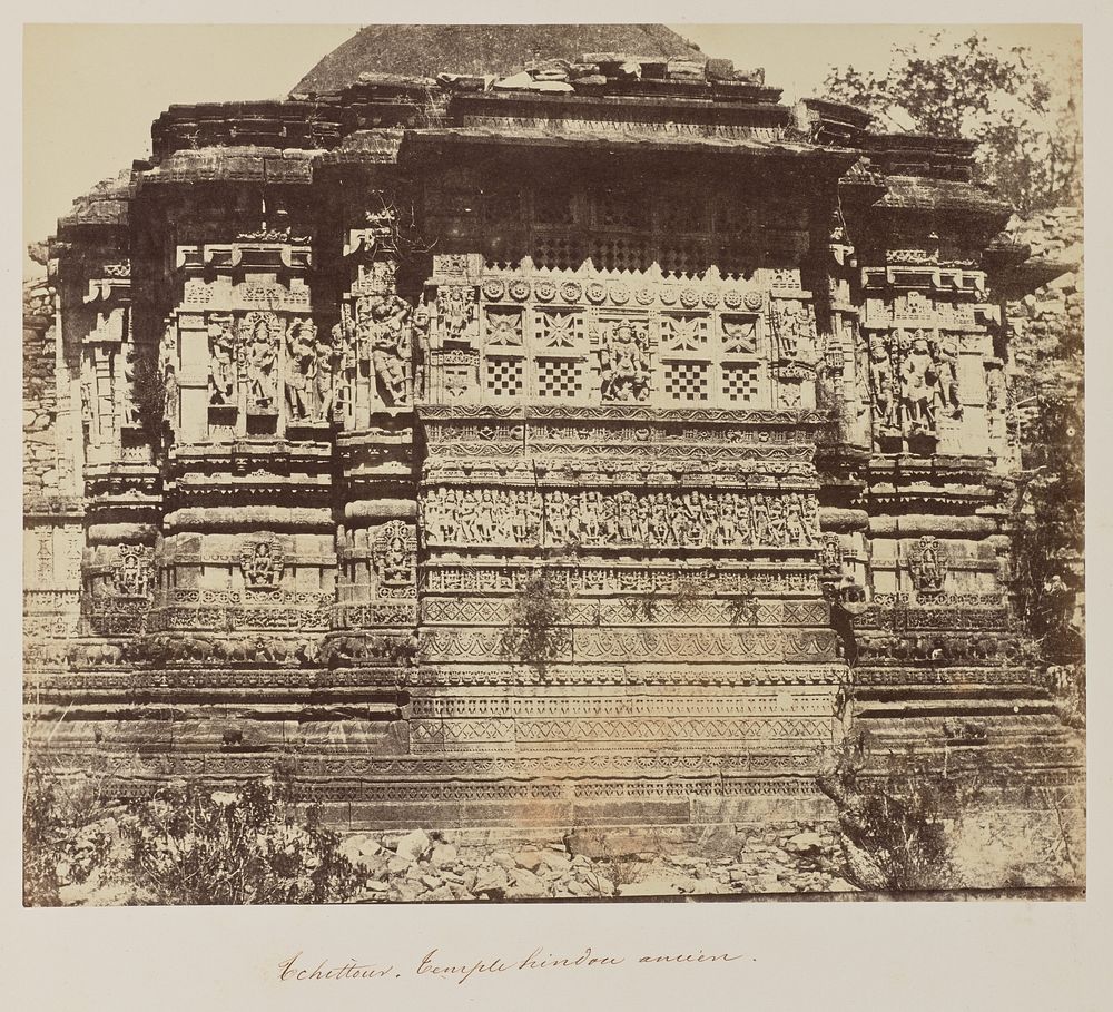 Tchittour, Temple hindou ancien by Baron Alexis de La Grange