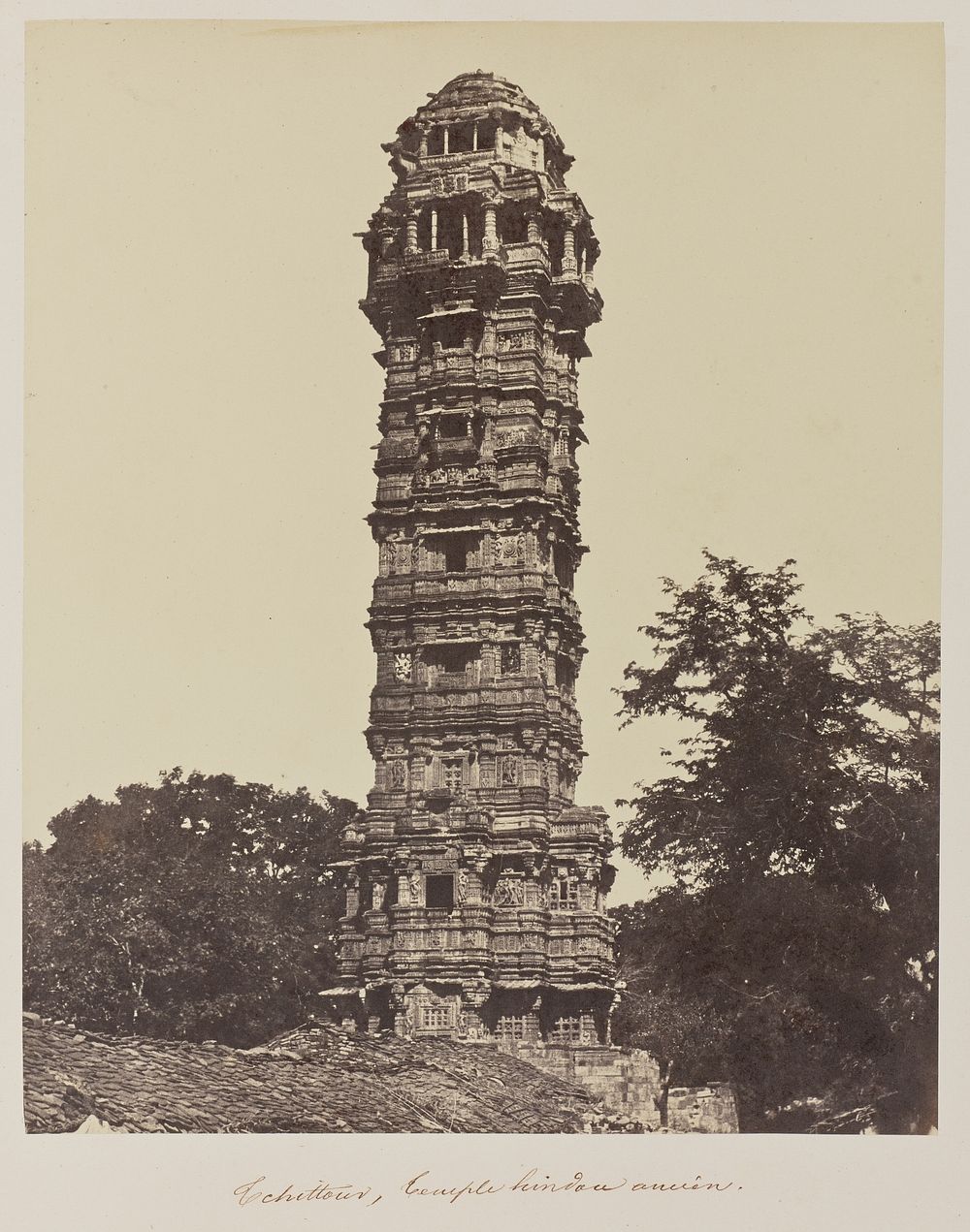 Tchittour, Temple hindou ancien by Baron Alexis de La Grange