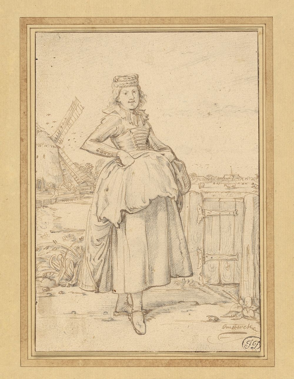 A Peasant Girl from Alkmaar by Willem Pietersz Buytewech