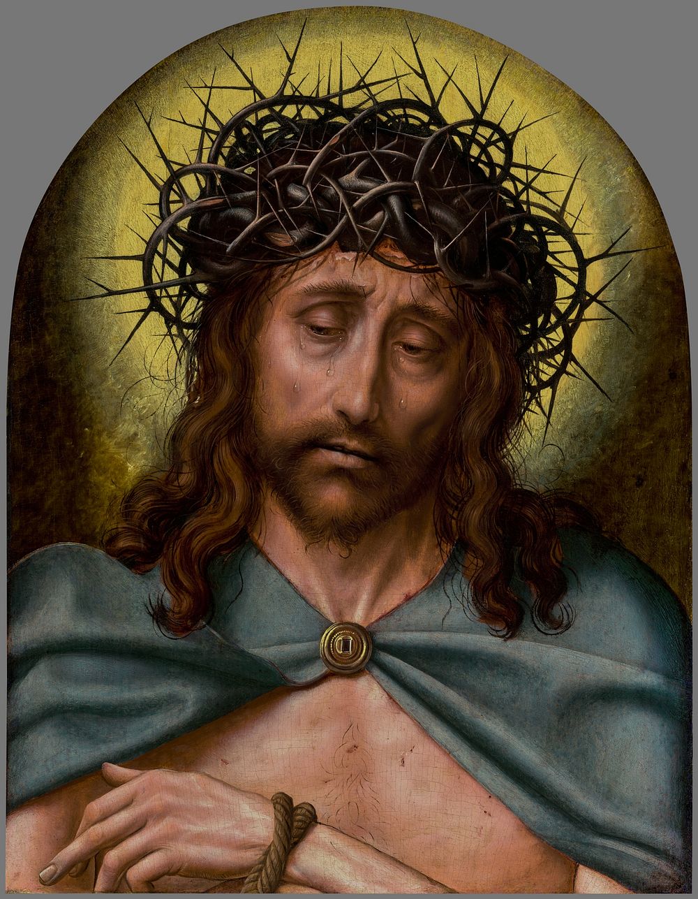 Christ as the Man of Sorrows by Quentin Metsys