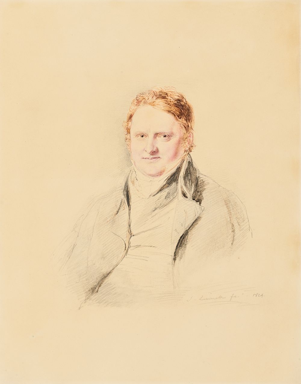 Portrait of John Varley by John Linnell