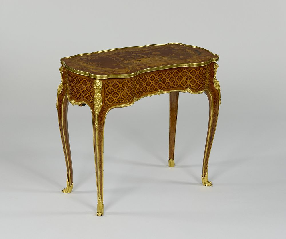 Writing and Toilette Table by Jean François Oeben