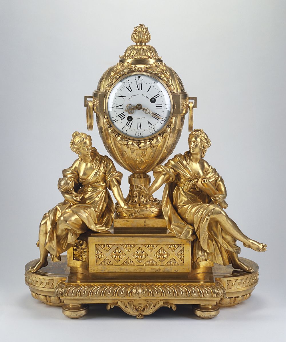 Mantel Clock by Étienne Augustin Le Roy and Etienne Martincourt