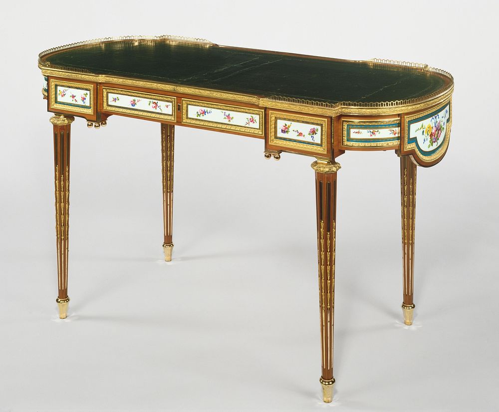 Writing Table (bureau plat) by Martin Carlin, Jean Baptiste Emmanuel Vandé and Sèvres Manufactory