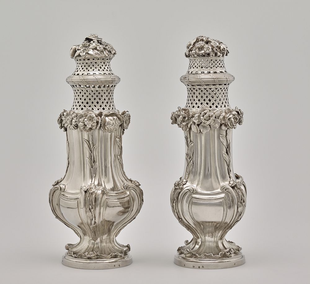 Pair of Sugar Casters by Simon Gallien