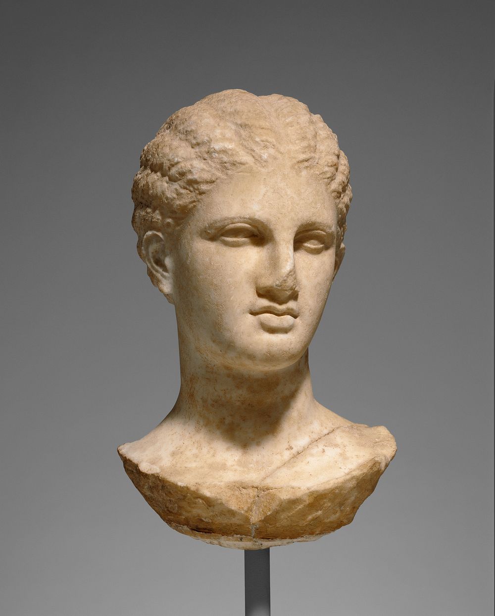 Head of a Young Woman from a Grave Naiskos