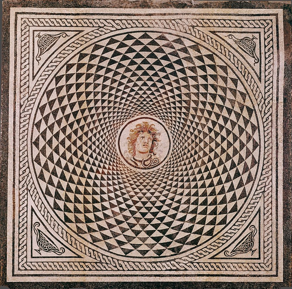 Mosaic Floor with Head of Medusa