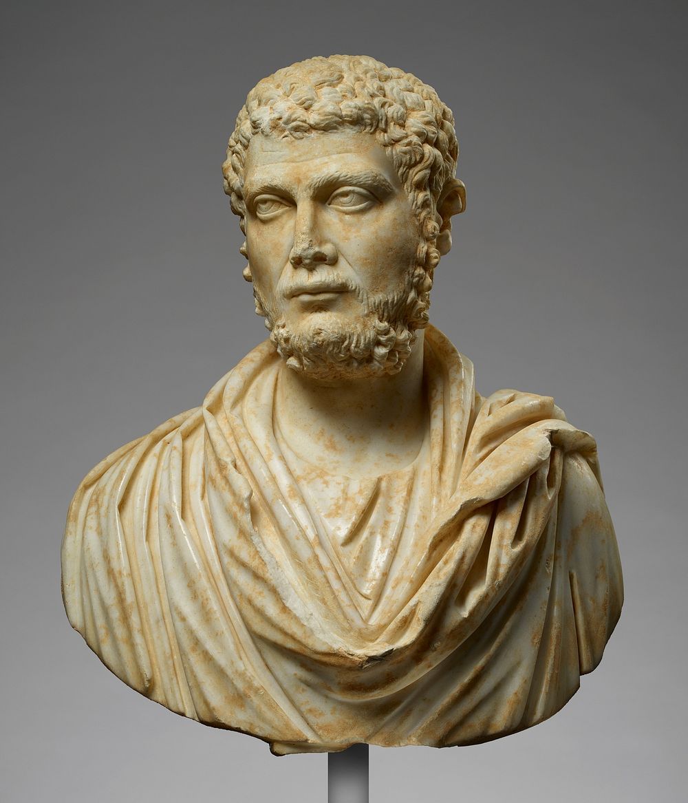 Portrait Bust of a Bearded Man