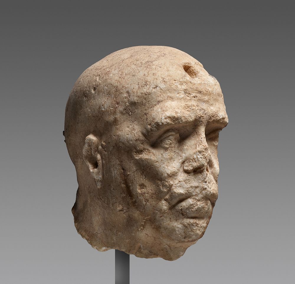 Over Life-Size Relief Head of Emperor Galba?