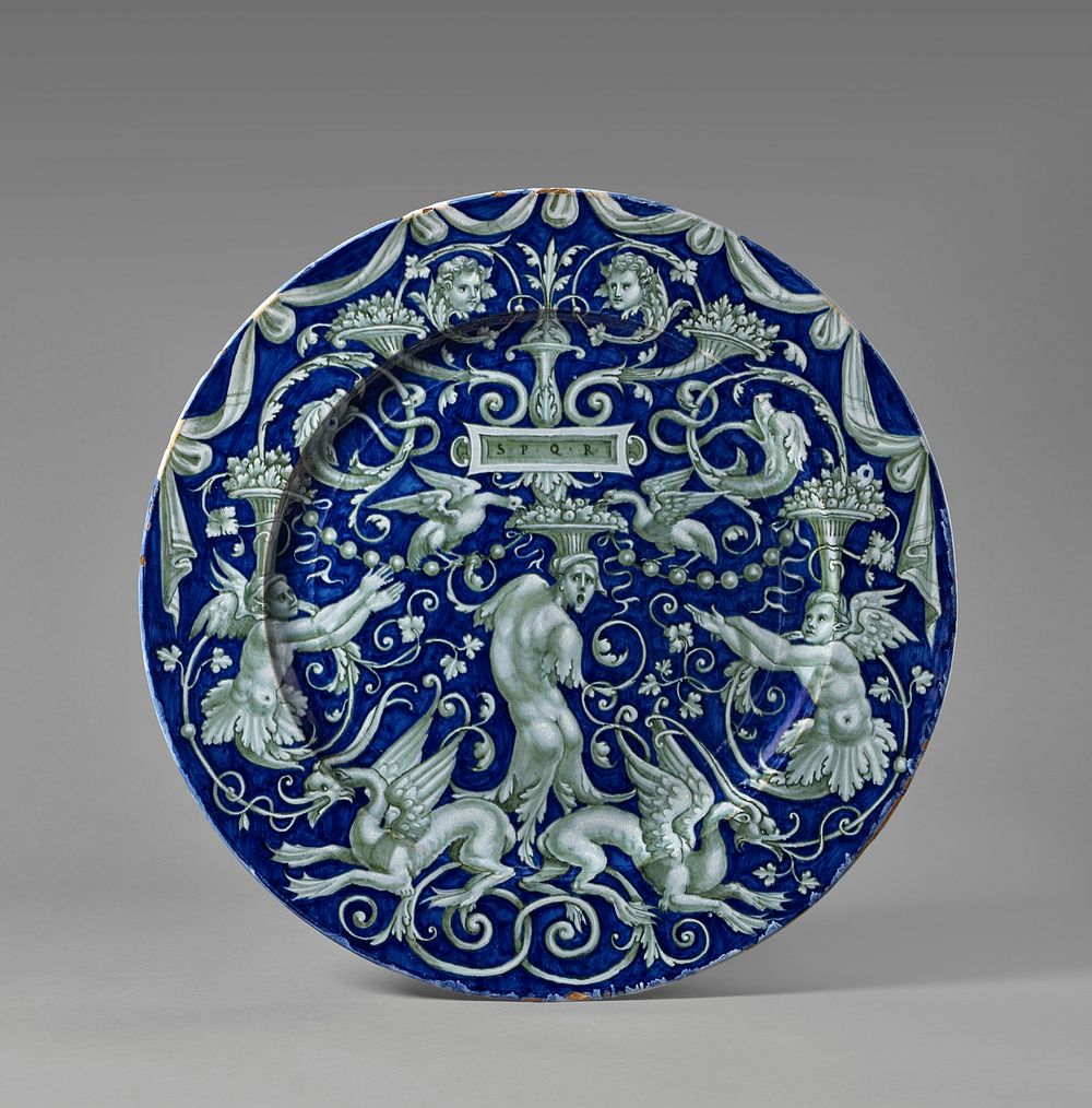 Plate with Grotesques
