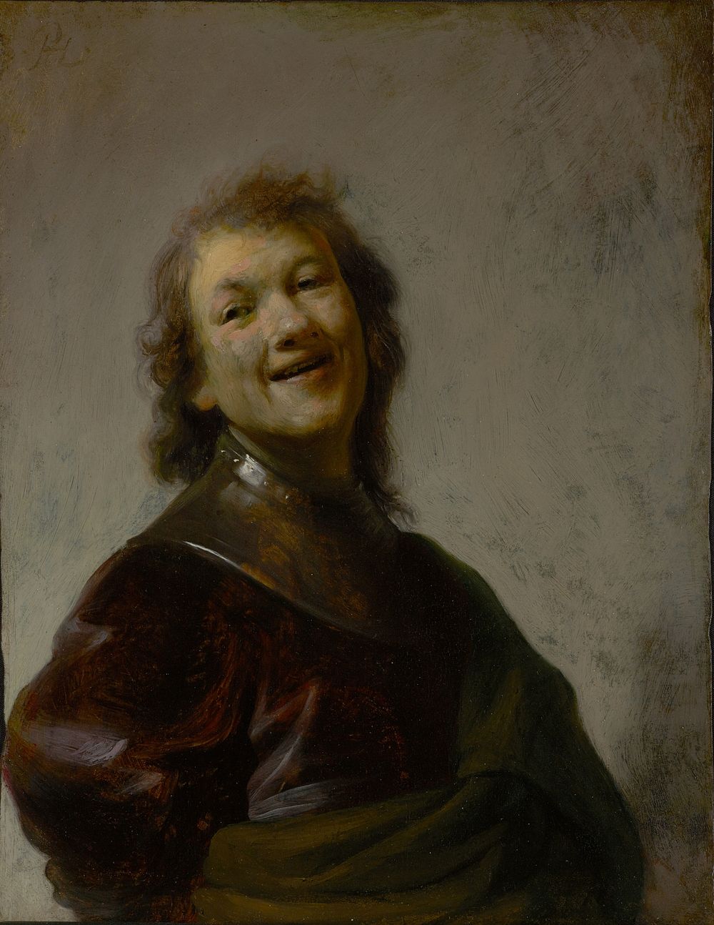 Rembrandt Laughing by Rembrandt Harmensz van Rijn