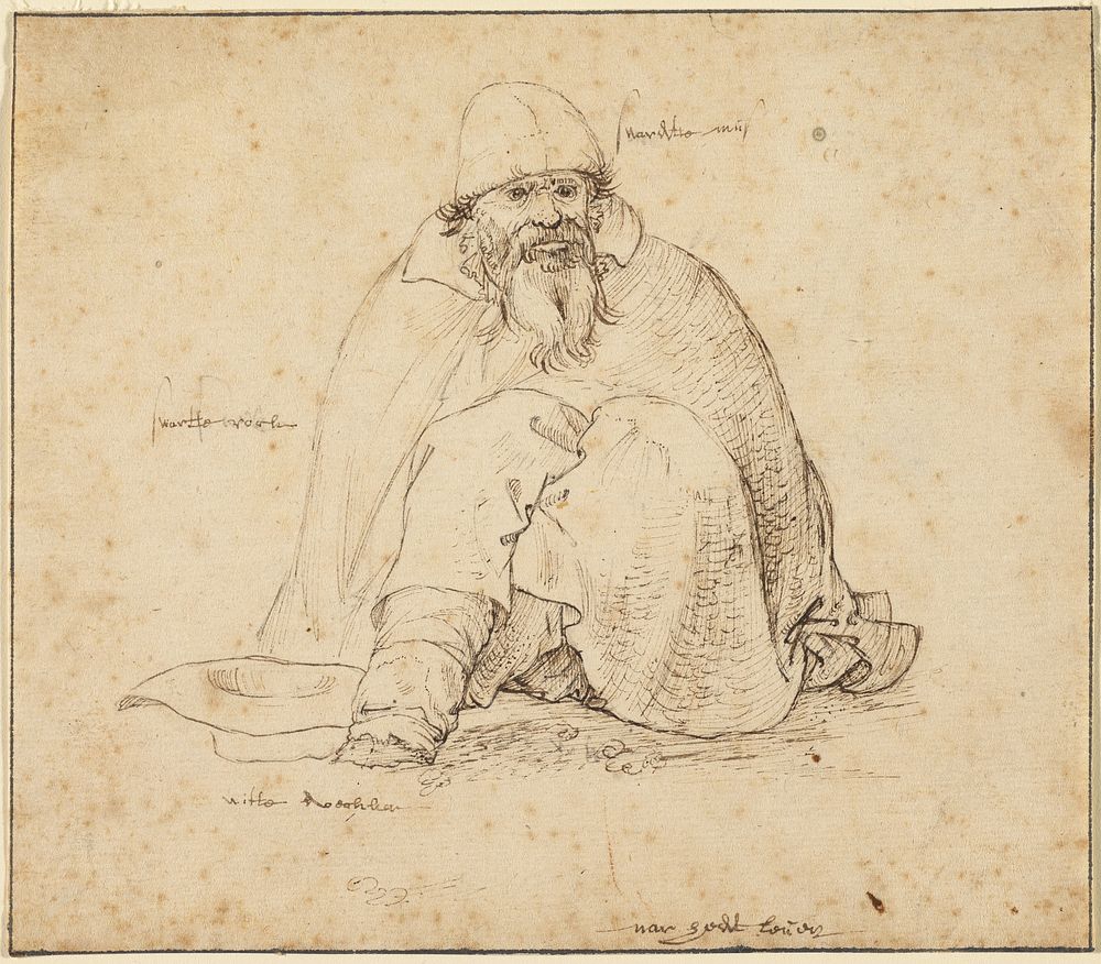 Seated Man by Roelandt Savery
