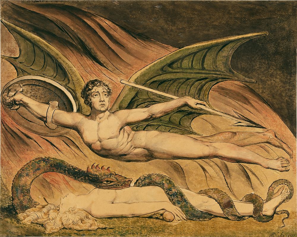 Satan Exulting over Eve by William Blake