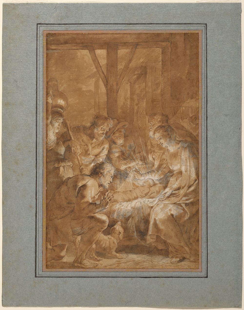 The Adoration of the Shepherds by Peter Paul Rubens