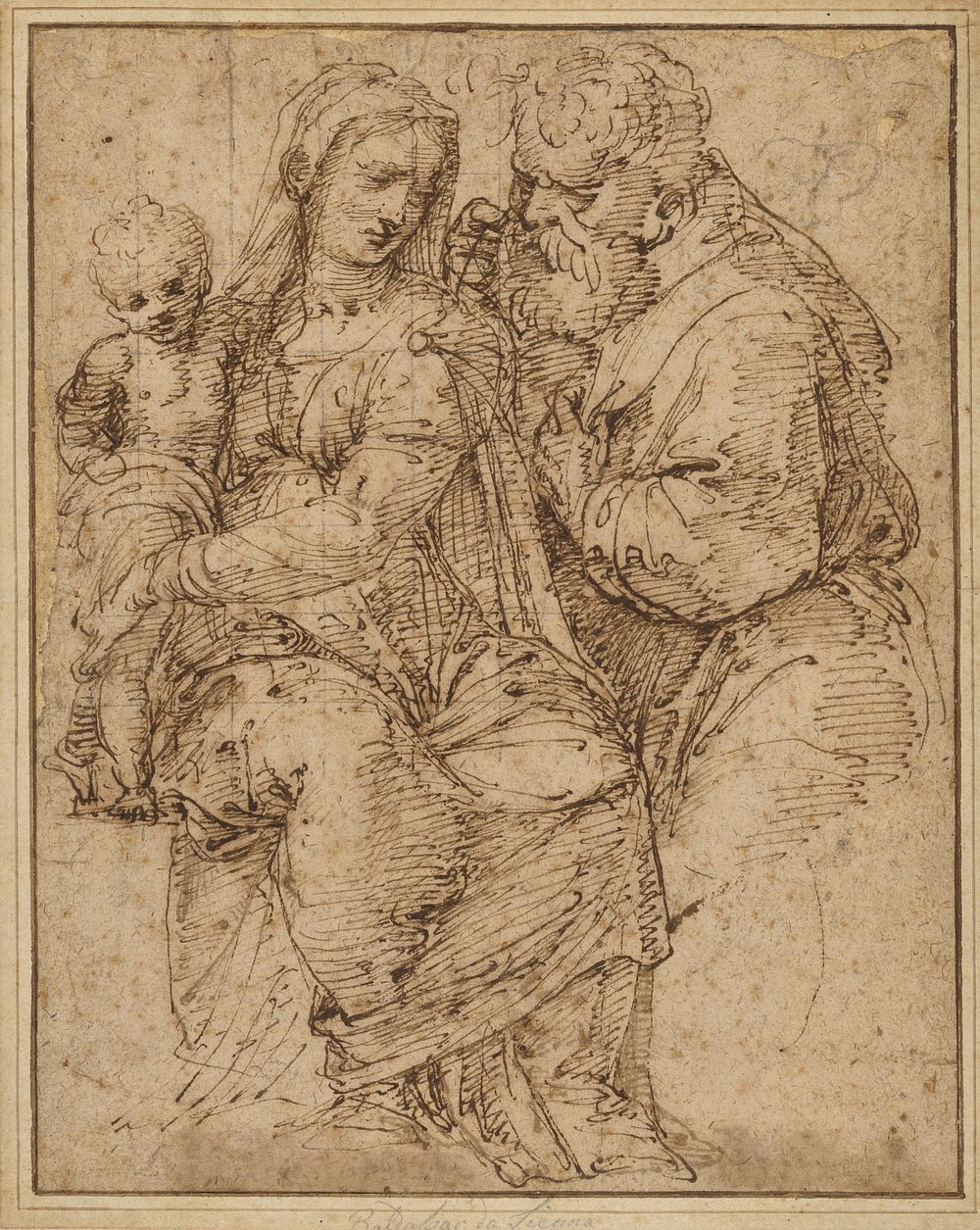 The Holy Family by Baldassare Peruzzi
