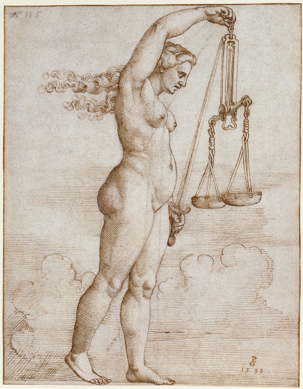 Allegory of Justice by Georg Pencz